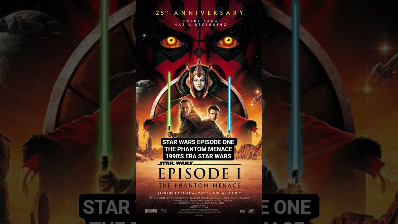 STAR WARS EPISODE ONE: THE PHANTOM MENACE 1990'S ERA STAR WARS