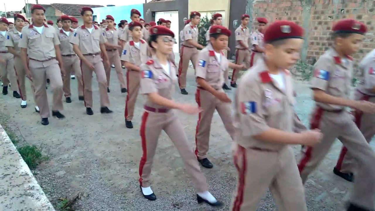 Desfile da escola militar Arapiraca AL-CPM AGRESTE