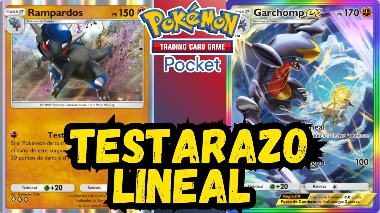 GARCHOMP y RAMPARDOS siempre confiables en Pokémon TCG Pocket