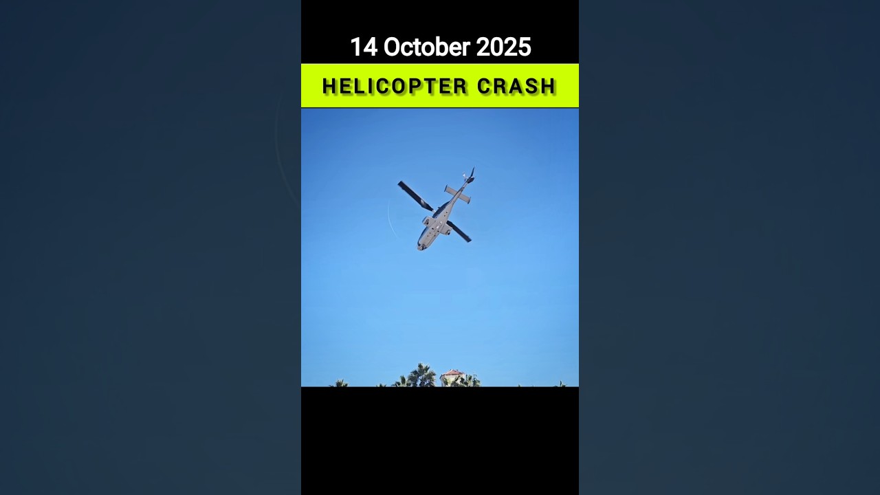 Helicopter Crash  #shorts #helicopter #accident