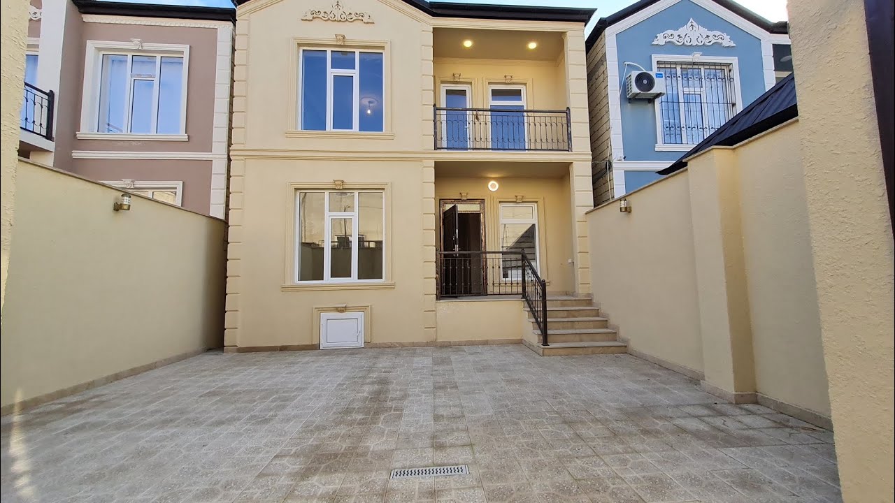 Masazırda Prospekt yolun Tam Kənarı Kupçalı 2 Mərtəbə 5 Otağ.Qiymət.155,000azn.Tel.050(070)338_08_01