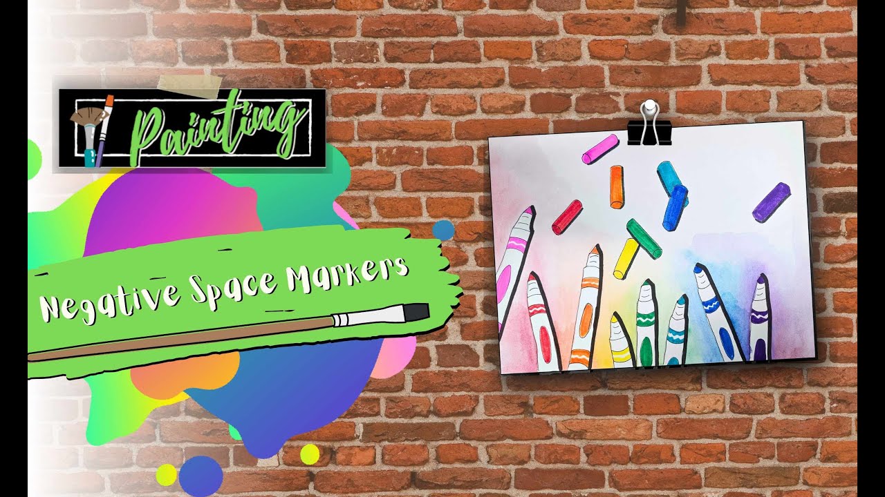 PAINTING: Negative Space Markers (Watercolor)