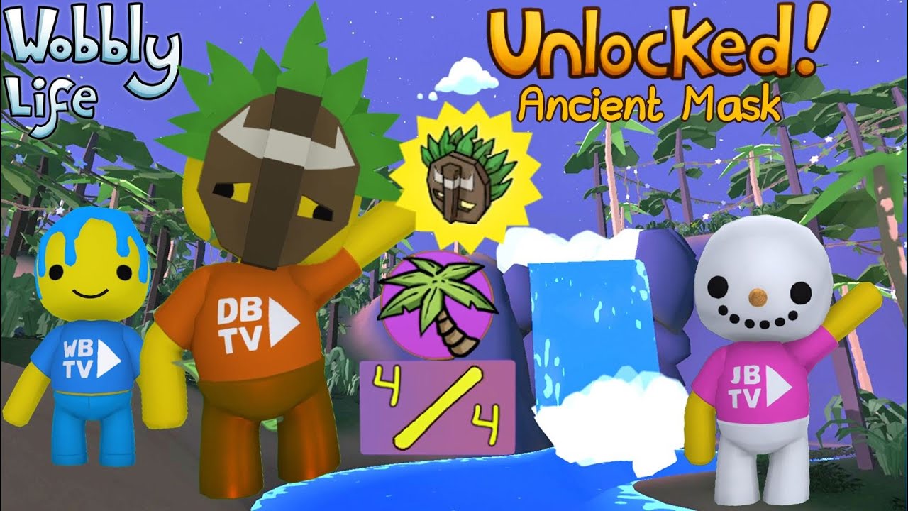 WE UNLOCKED THE ANCIENT MASK IN WOBBLY LIFE