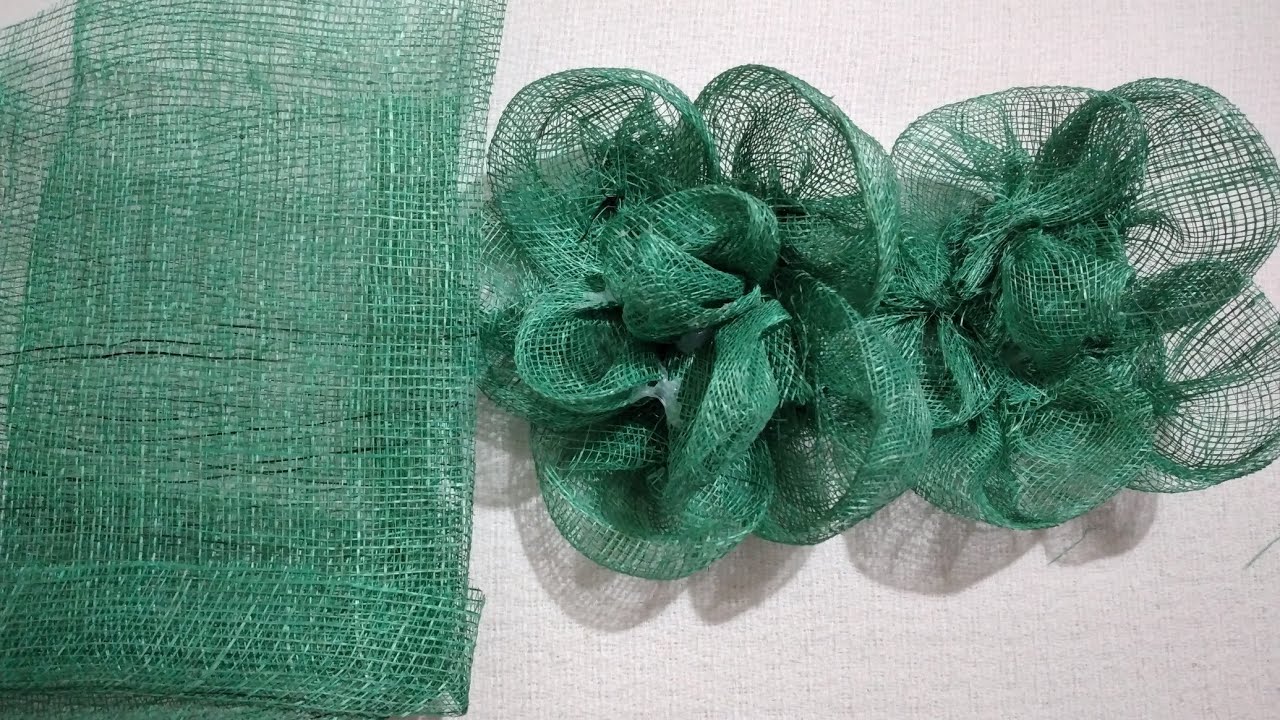 FLOWER MADE FROM ABACA FIBER