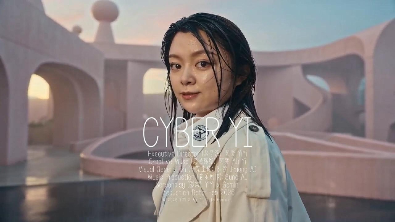 AIGC| MV《CYBER YI》Seedance2.0 #aigc  #scifiart  #virtualreality #futureofart #musicvideo #aivideo