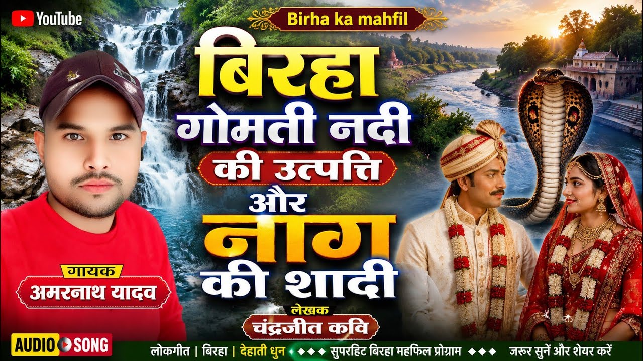 नाग की शादी| भोजपुरी बिरहा|गायक अमरनाथ यादव के आवाज में#nag ki shaadi# {viral birha}video 2026
