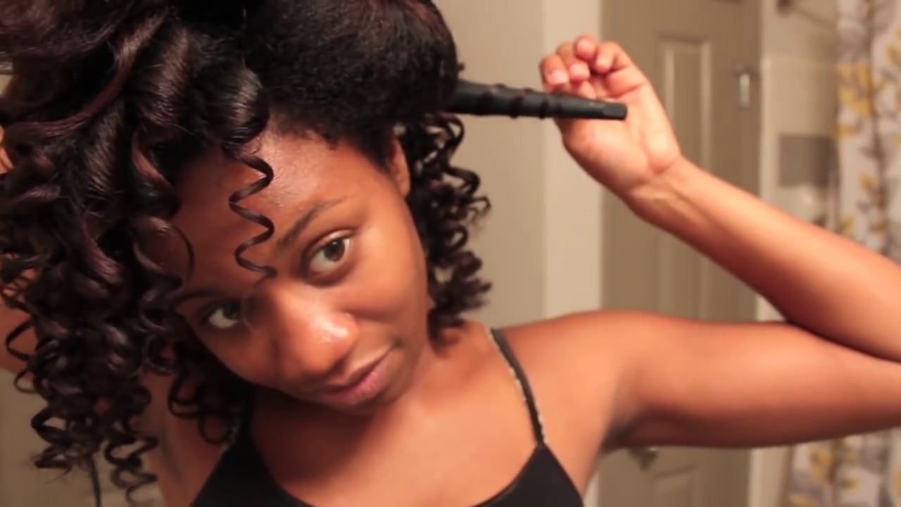 Curling Wand Curls on Natural Hair | EiffelCurls