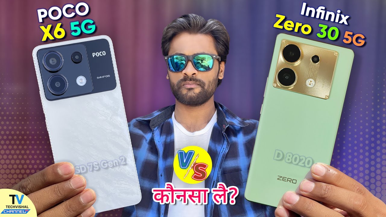 POCO X6 5g vs Infinix Zero 30 5g Camera Test, Speed Test Which is FASTER? | Poco X6 5g Review