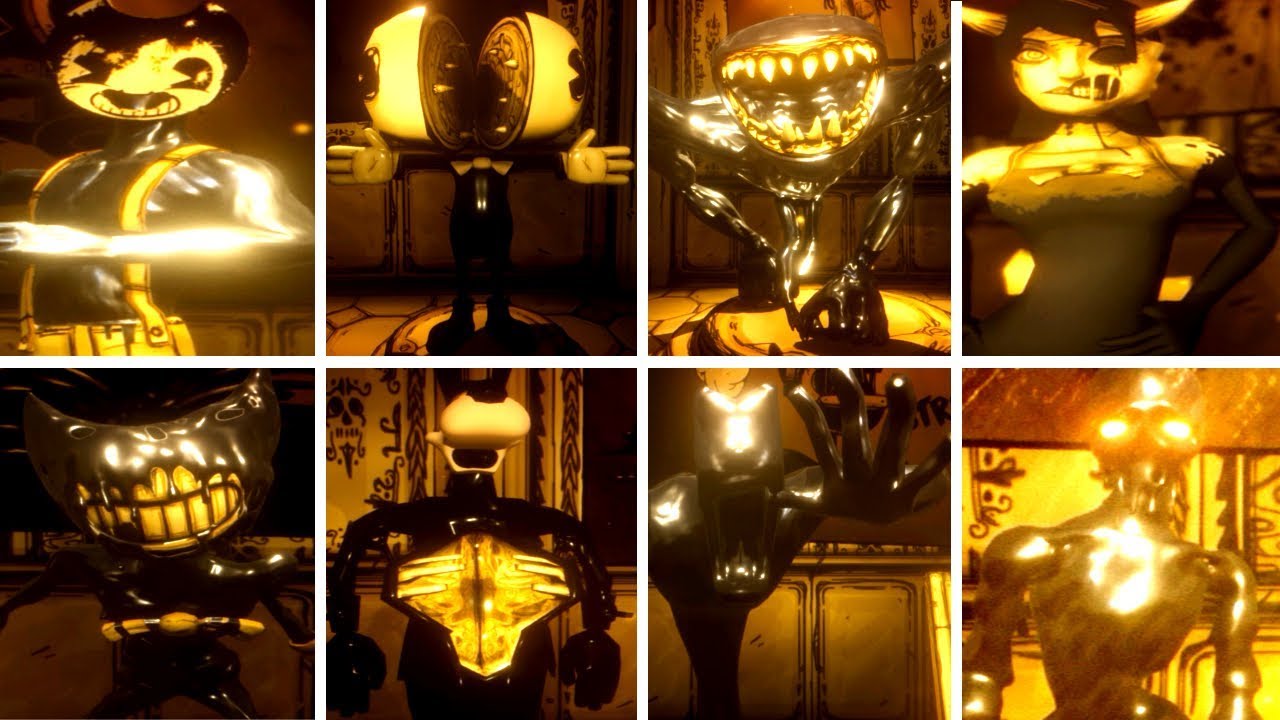 ALL CHAPTER 5 CHARACTERS! | Bendy and the Ink Machine EXTRAS