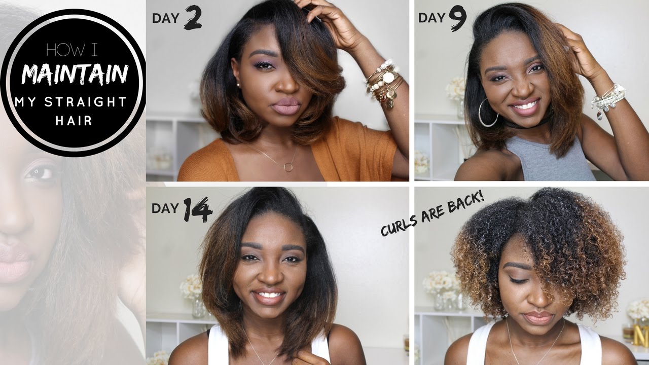 How I Maintain My Straight Hair for 2 Weeks
