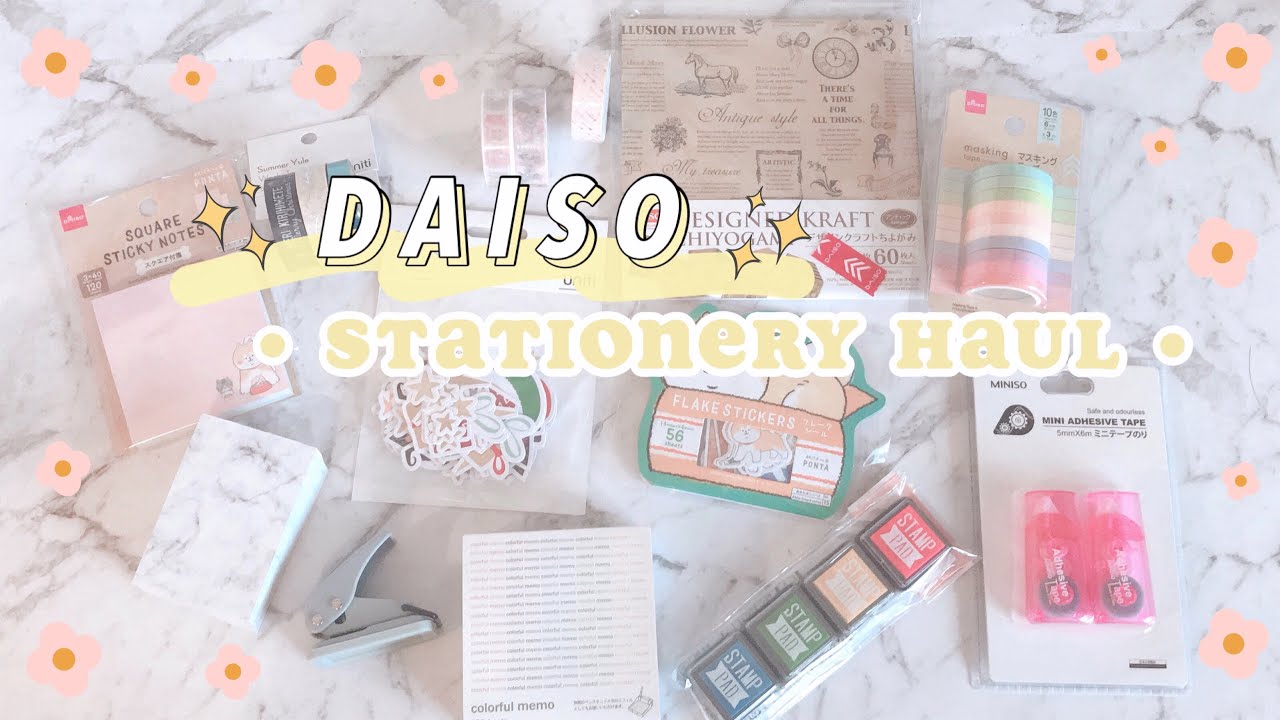 °˖✧ Daiso Stationery Haul 2019 ♡ ✧˖°