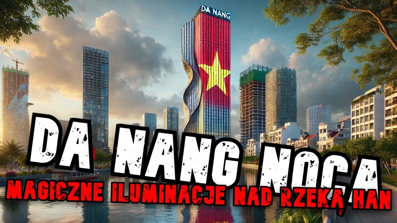 Da Nang nocą – magiczne iluminacje nad rzeką Han