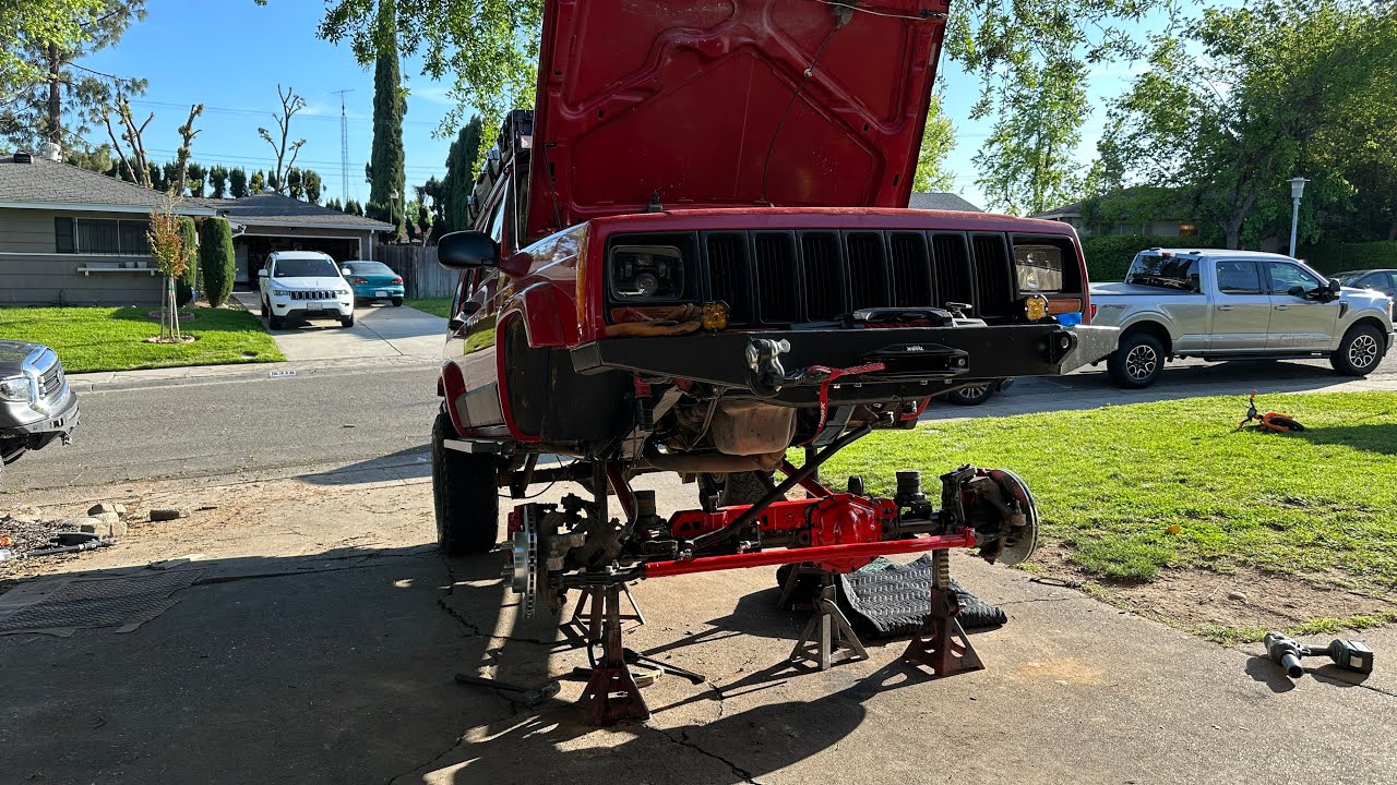 Rubicon JL Front Axle install in to Jeep XJ