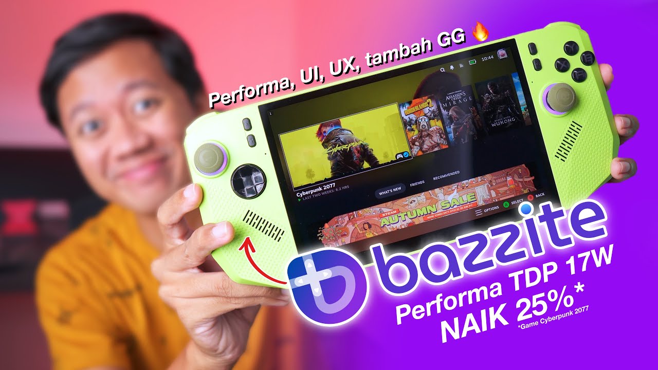 NIKMATNYA BAZZITE di MSI Claw A8, WINDOWS LEMOT.. 🗿 - Performa NAIK 25%?