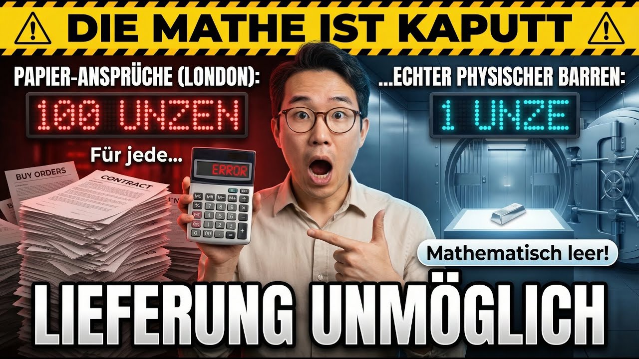 SILBER-ENGPASS-ALARM: Londoner Tresore morgen „mathematisch leer“