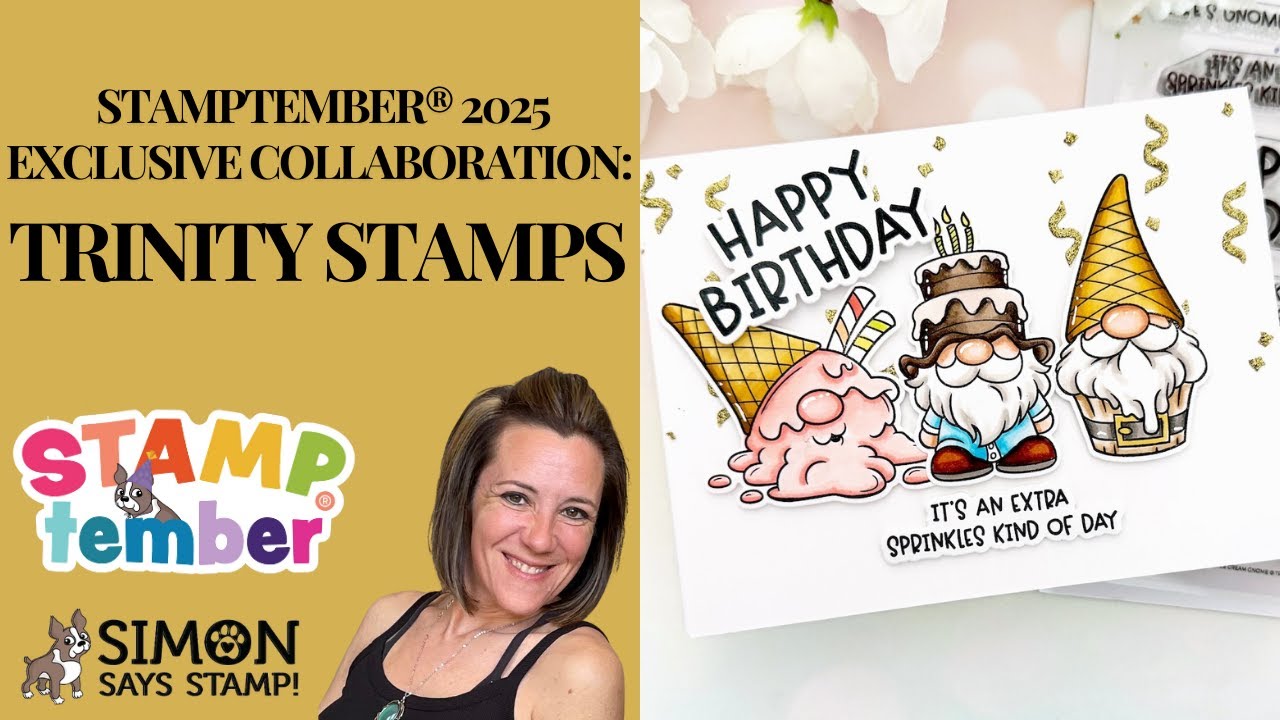 COOL Birthday Card with the Trinity Stamps 2025 STAMPtember® Exclusive!