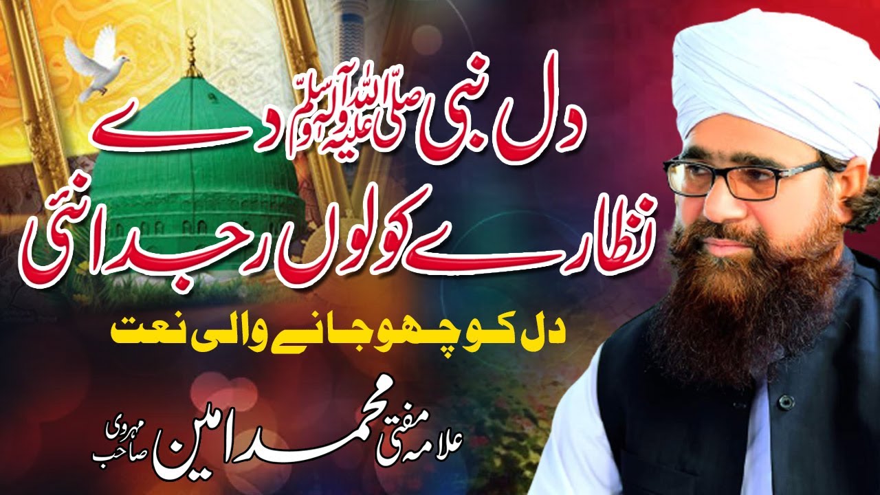 Dil Nabi De Nazare Kolon Rajda Nahin  | Heart Touching Naat SAW | Mufti M.Ameen Mehrvi