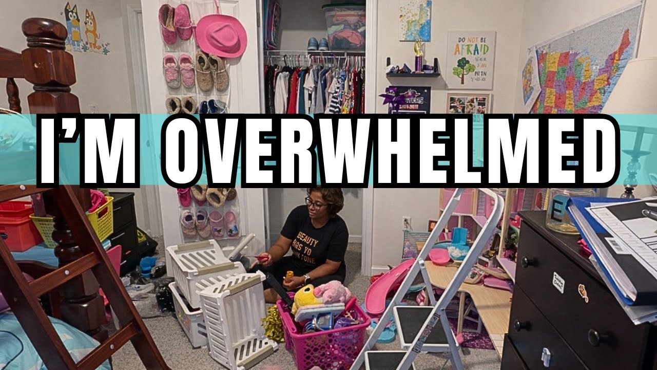 Overwhelmed by Clutter | Real Life Clean With Me (Kitchen + More)