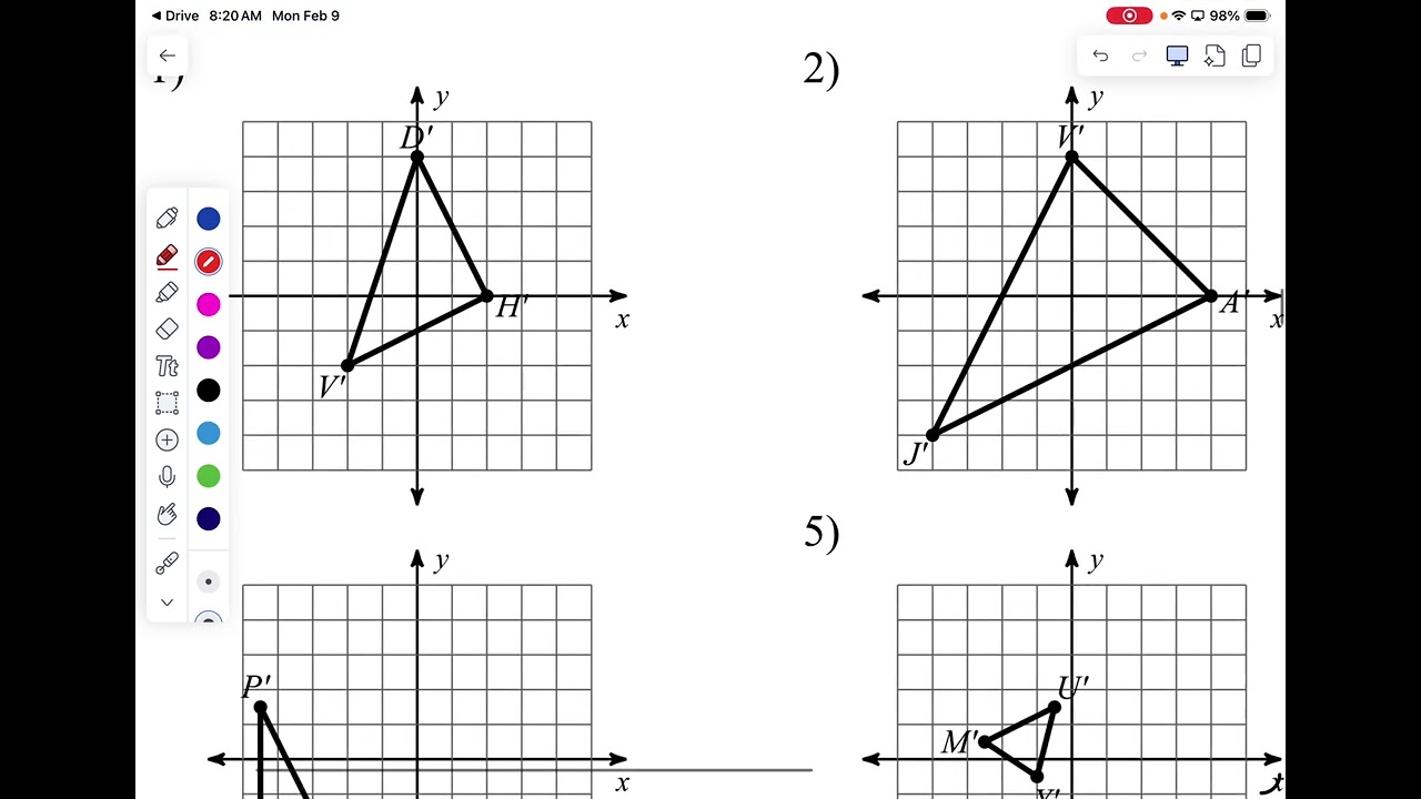2,9 Geo finish dilations and begin similarity