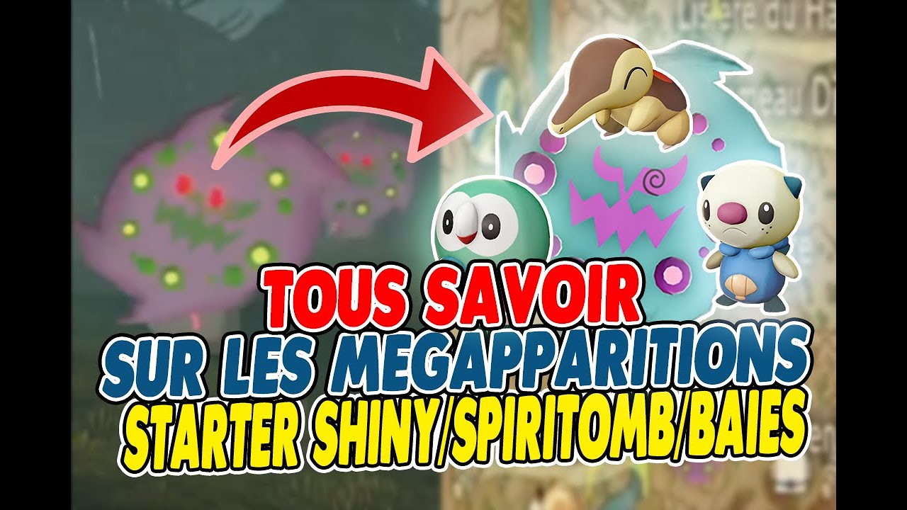 TUTO SHASSE SHINY MEGAPPARITIONS, RESET, OU TROUVER LES BAIES GOWAV, LEGENDS POKEMON ARCEUS 1.1.0