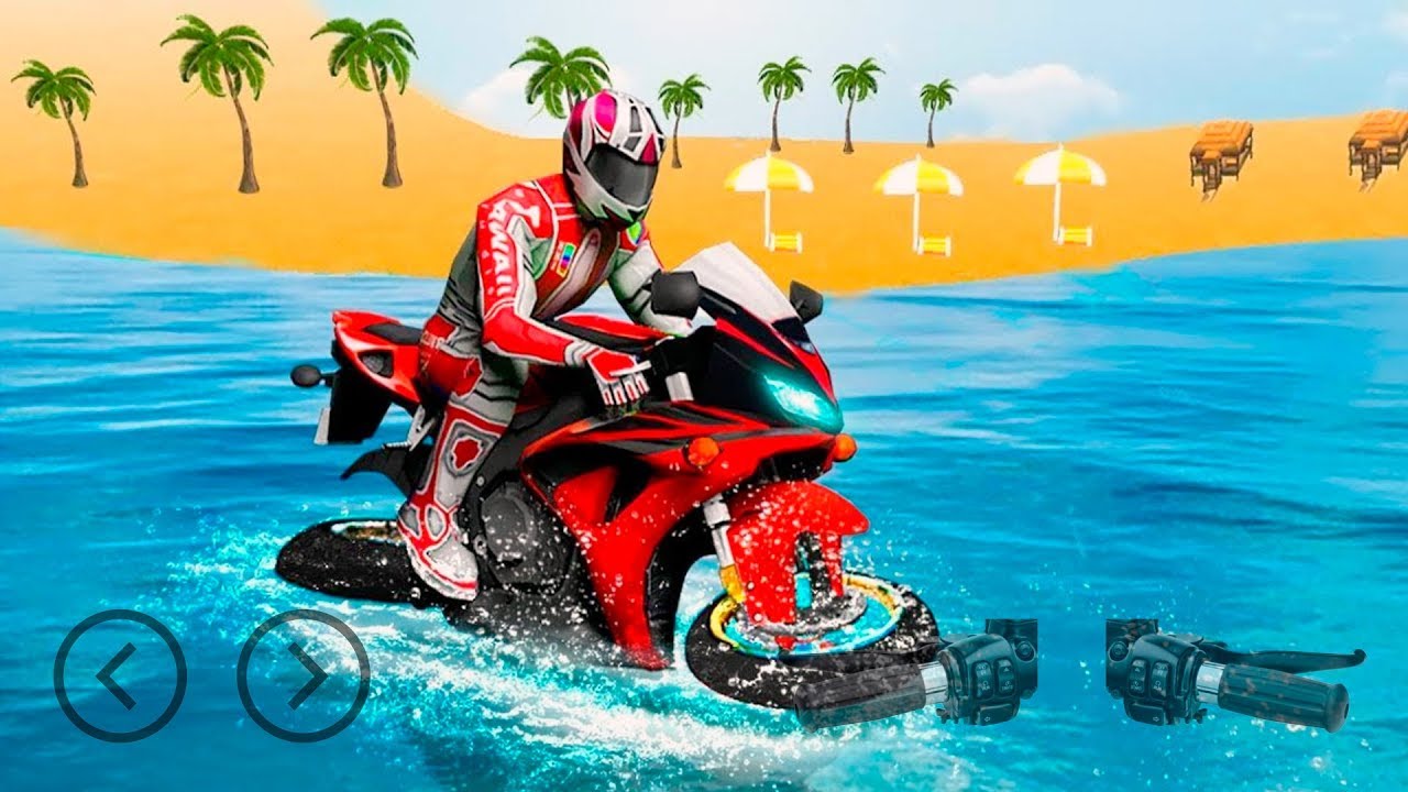 Water Surfer Moto Bike Race by Grace Games Studio Android Gameplay