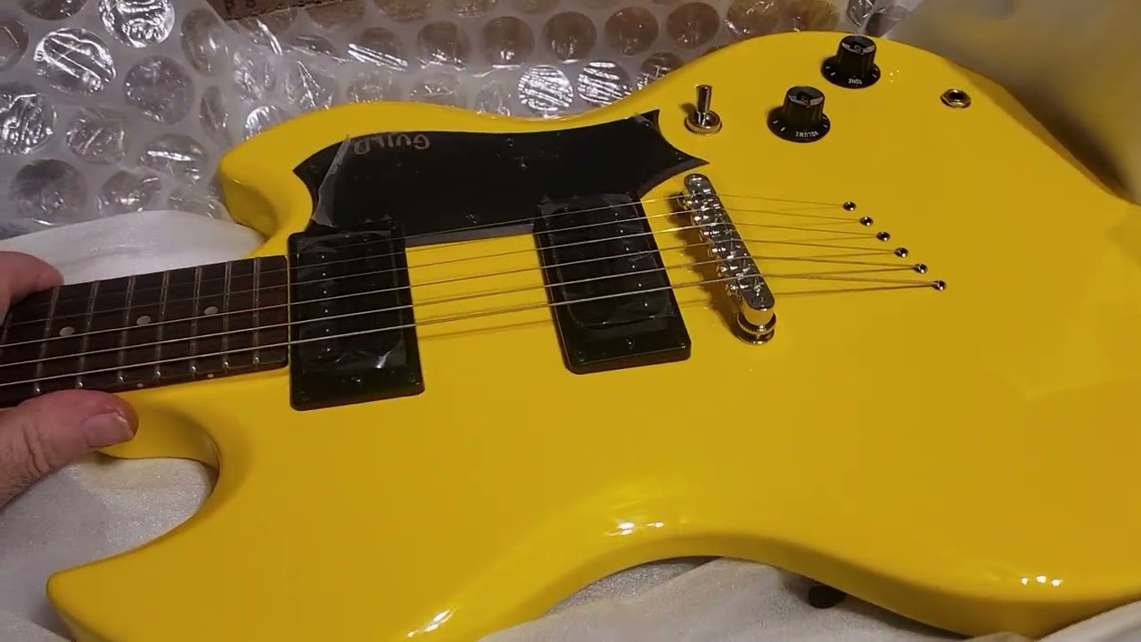 Распаковка Guild Polara VLT Yellow Bumblebee, лол, оценка!