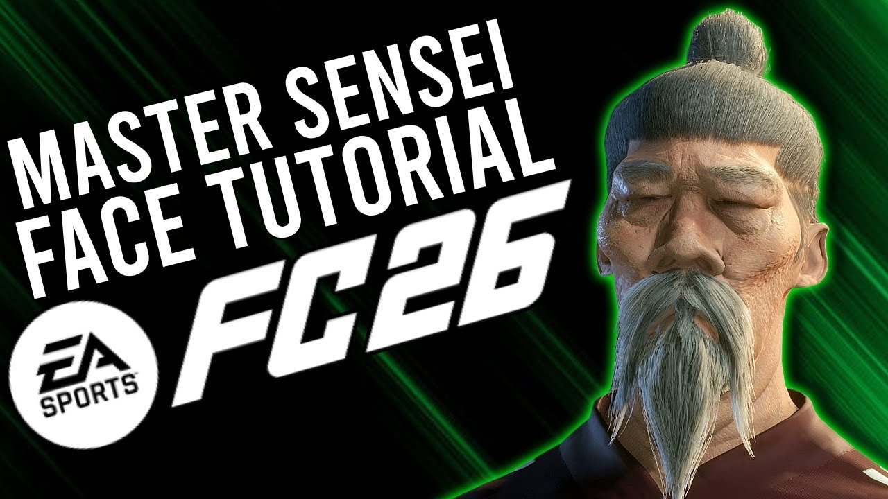 EA FC 26 | MASTER SENSEI | Pro Clubs & Career Mode Face Creation