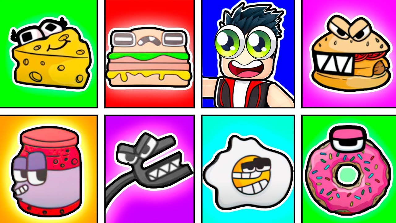 TROUVER TOUS LES FOOD LORE ALPHABETS ! (Find The Food Lore Morphs)