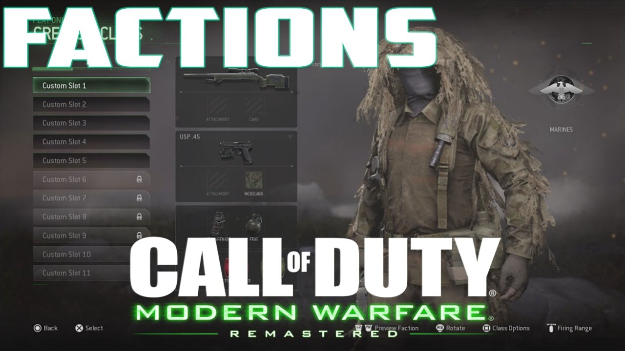 Factions in Modern Warfare Remastered | Ciroxth