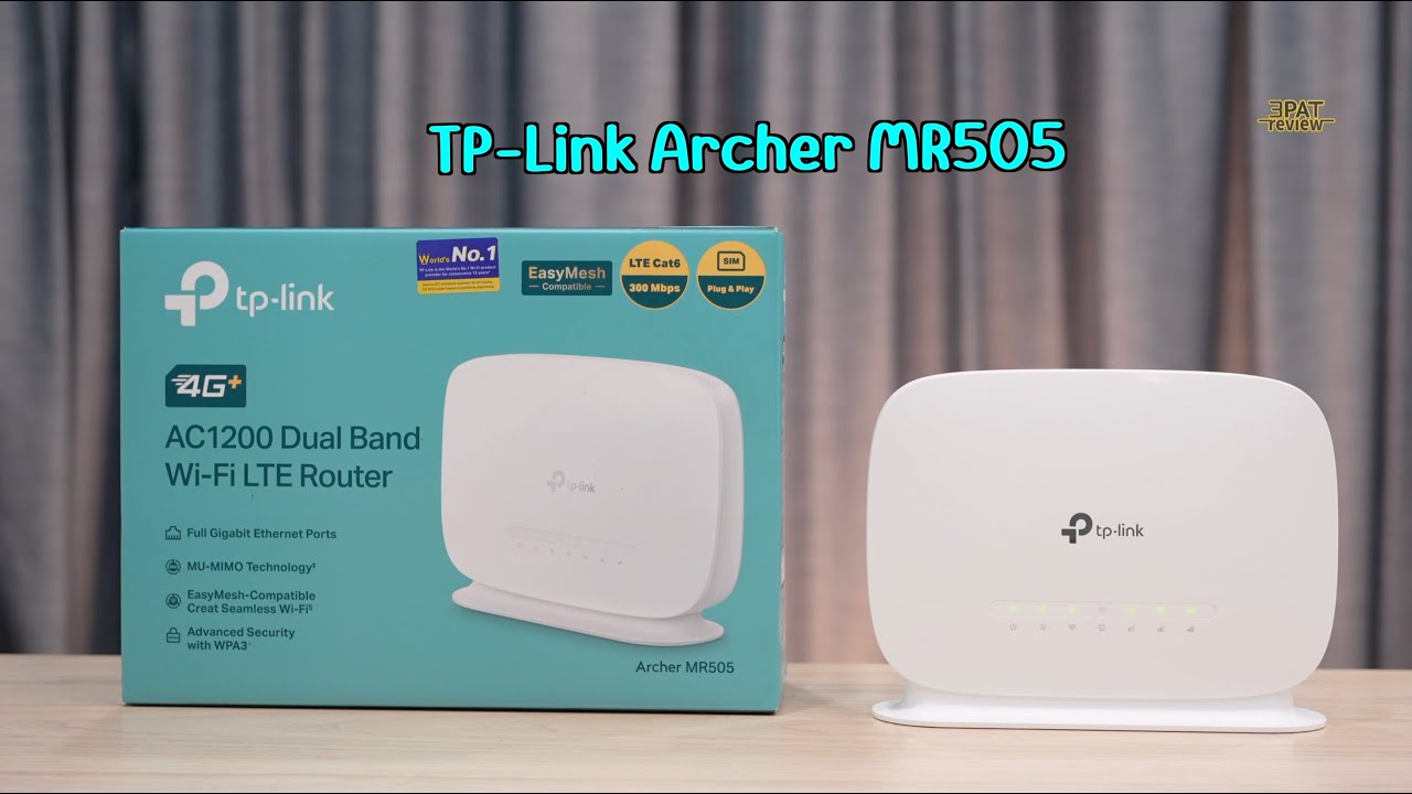 รีวิว TP-Link MR505  4G เร้าเตอร์ใส่ซิมรุ่นใหม่ แรงไร้เสา-ต่อเสาได้