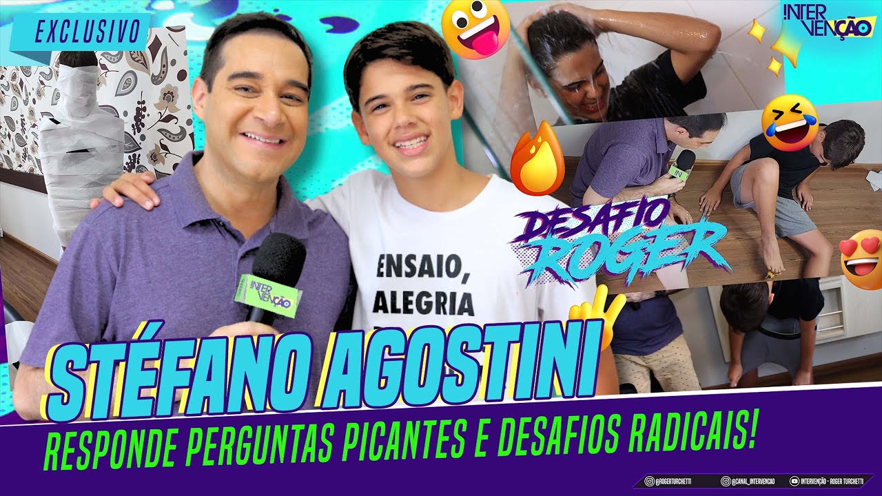 STÉFANO AGOSTINI RESPONDE PERGUNTAS PICANTES E FAZ DESAFIOS RADICAIS I 238 #detetivesdoprédioazul