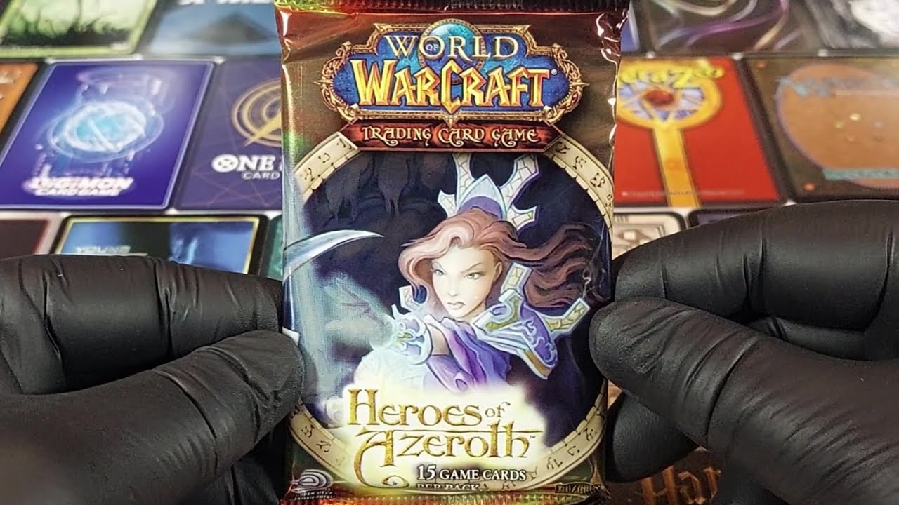 World Of Warcraft TCG - Heroes Of Azeroth booster pack opening