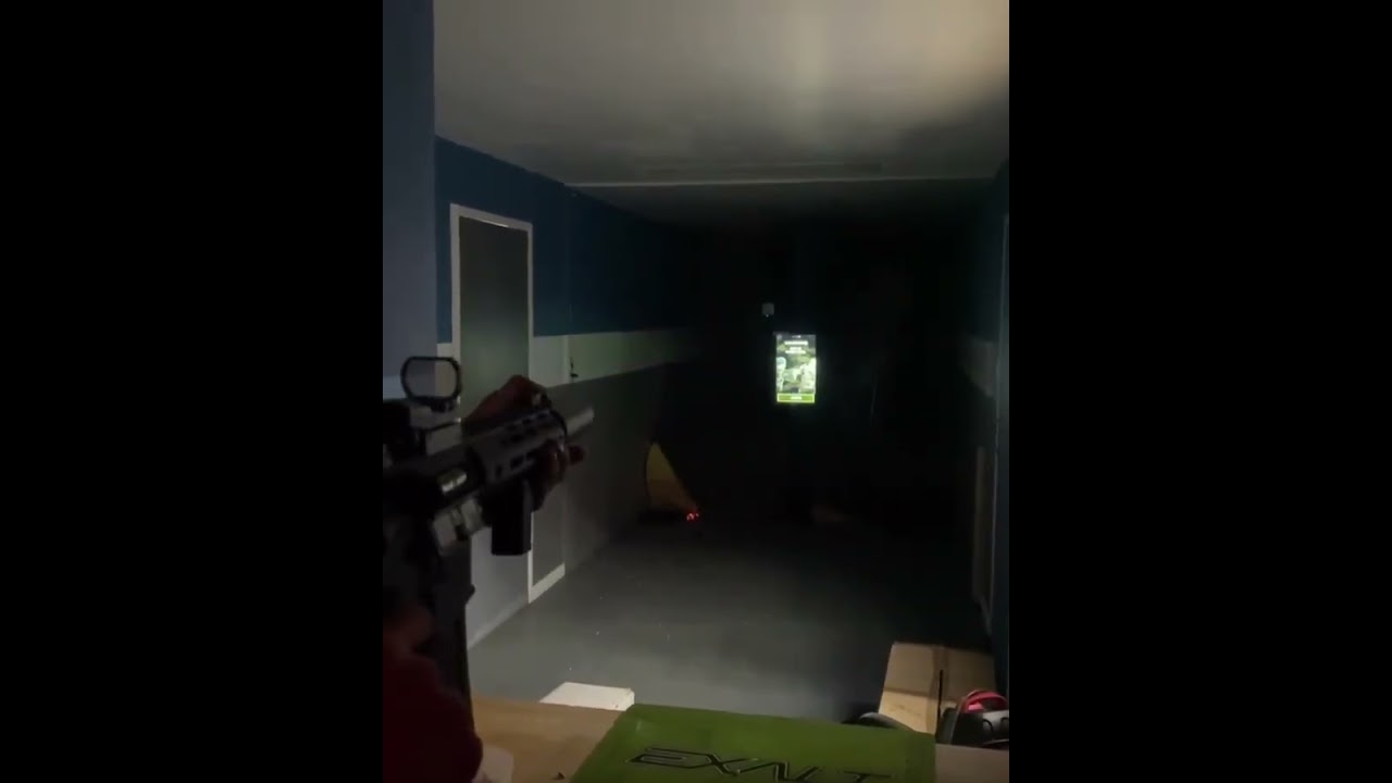 Airsoft Tracer Unit Demonstration