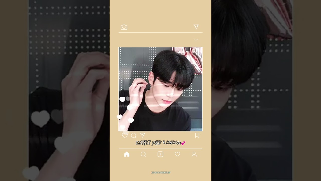 [SF9 로운] 생일 기념 인스타 라방🥰 (220807)