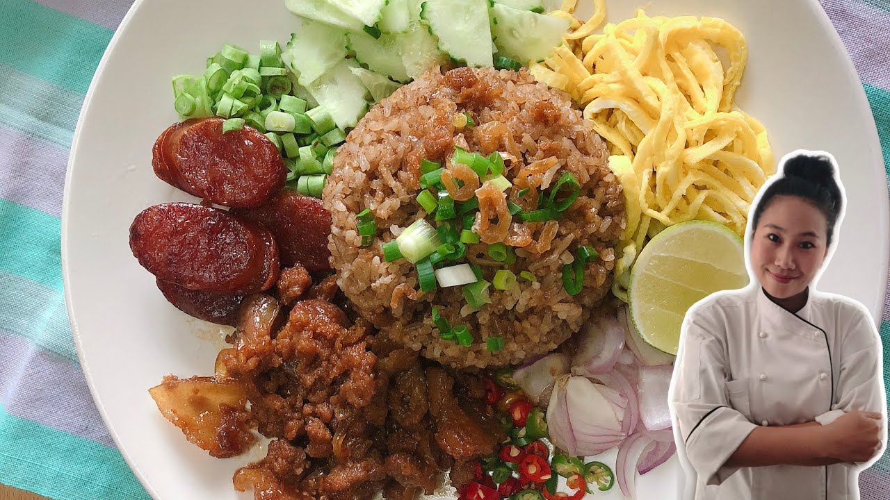 ЛУЧШИЙ ТАЙСКИЙ РЕЦЕПТ КРЕВЕТОЧНОЙ ПАСТЫ • Khao kluk Kapi • Тайская еда от шеф-повара