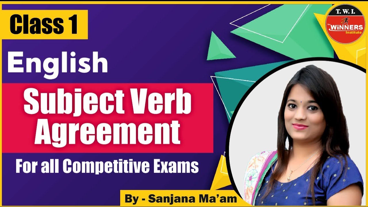 English Subject Verb Agreement For All Competitive Exams