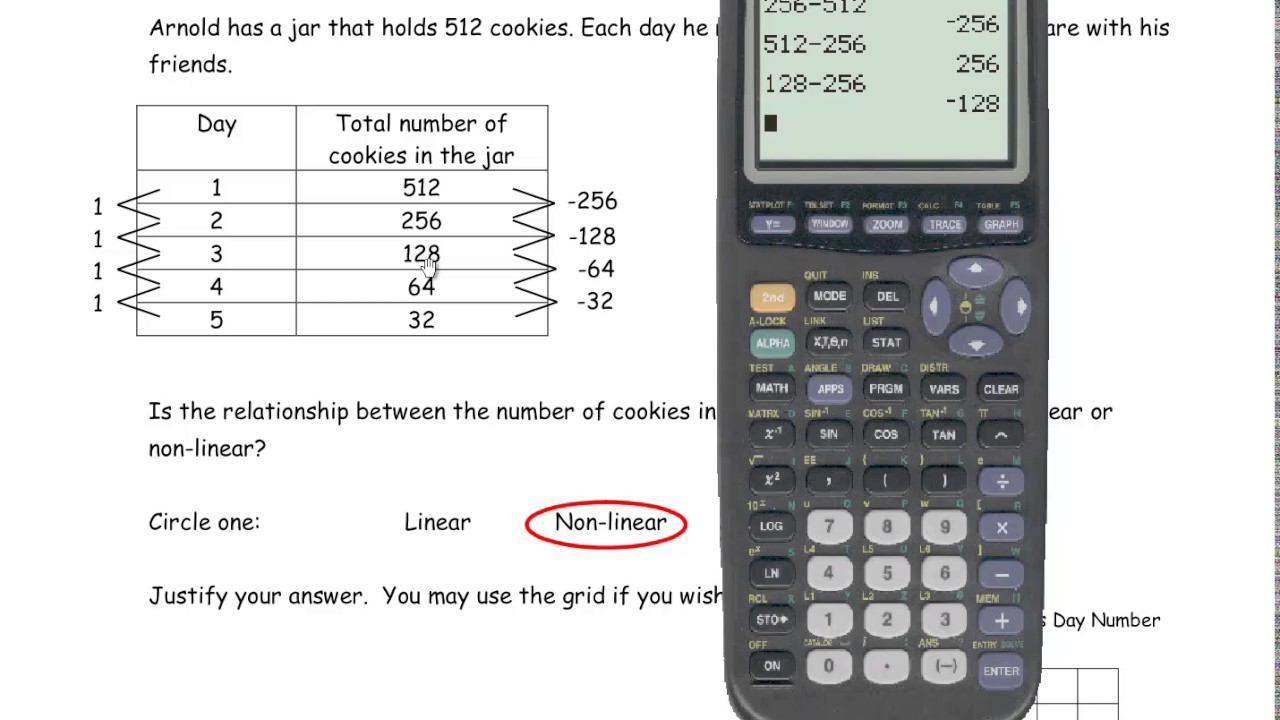 Question 47 Linear Relations Grade 9 Applied