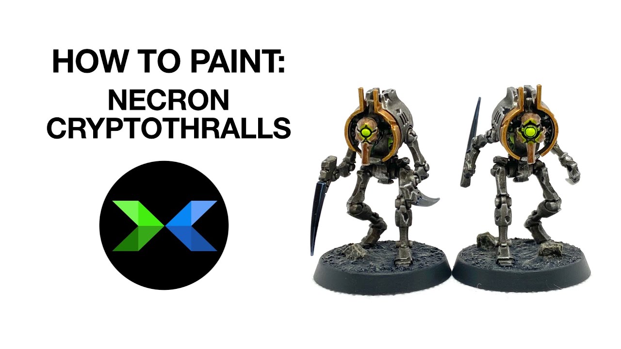 How to paint NECRON CRYPTOTHRALLS // Painting Indomitus