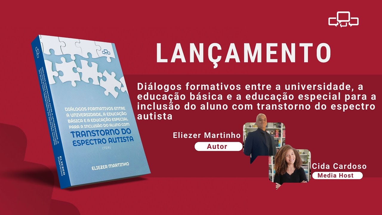 [Lançamento] Diálogos formativos para a inclusão do aluno com TEA de Eliezer Martinho