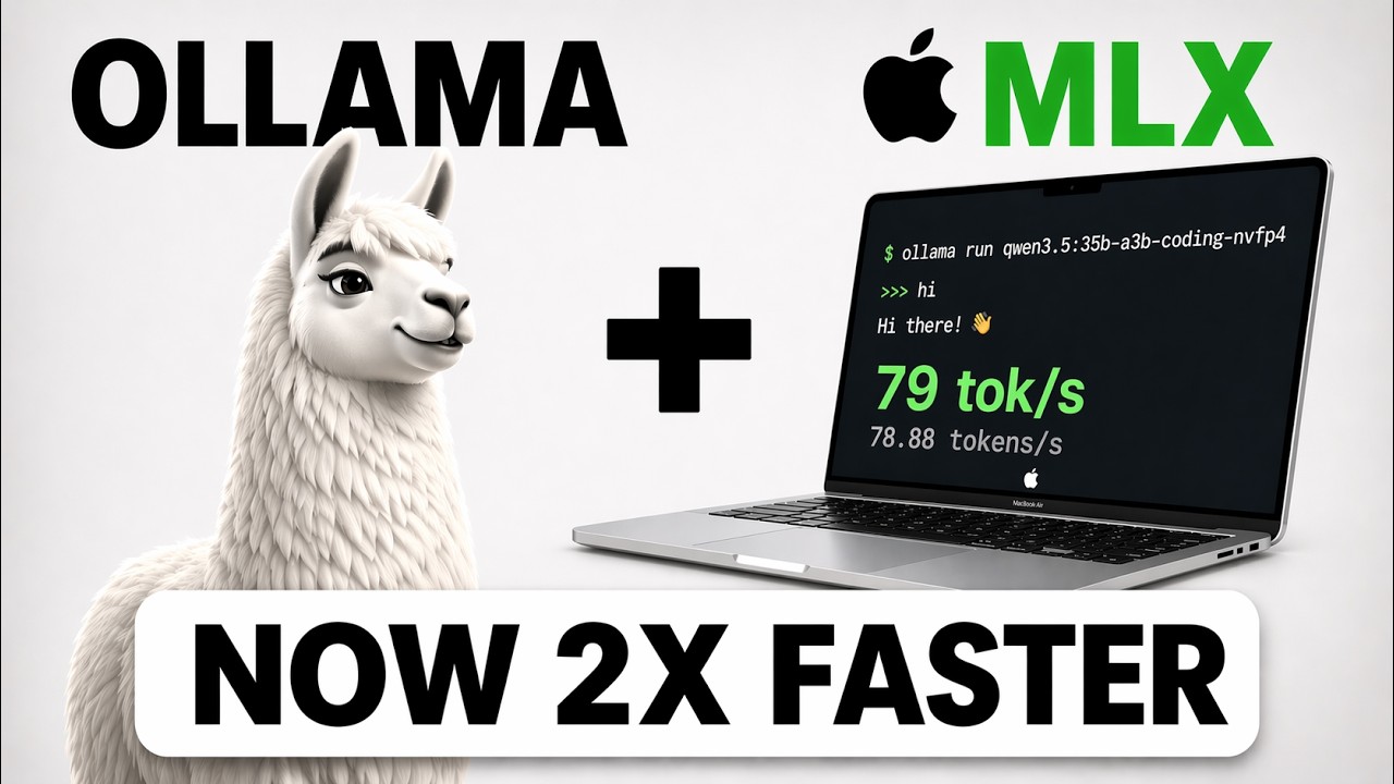 Ollama на Mac стала в 2 раза быстрее (вот как это сделать)