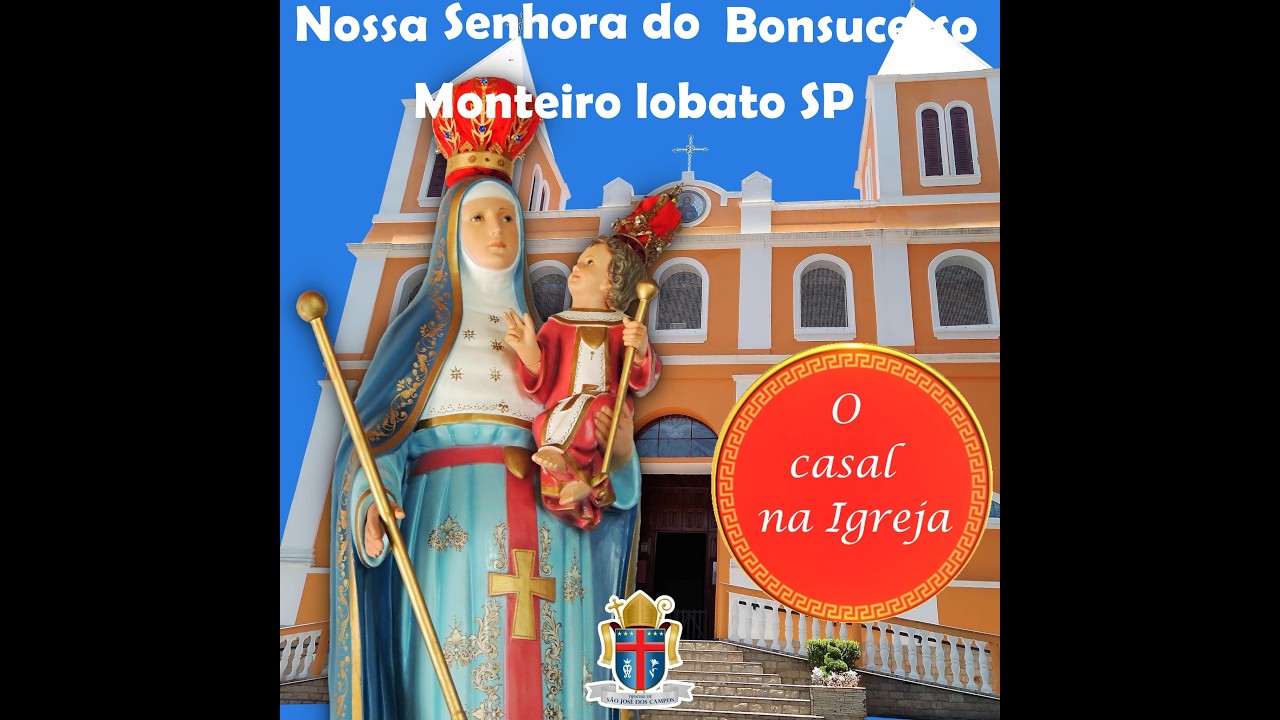 O Casal na Igreja : Nas terras de Monteiro Lobato a linda Igreja de Nossa Senhora do Bonsucesso !