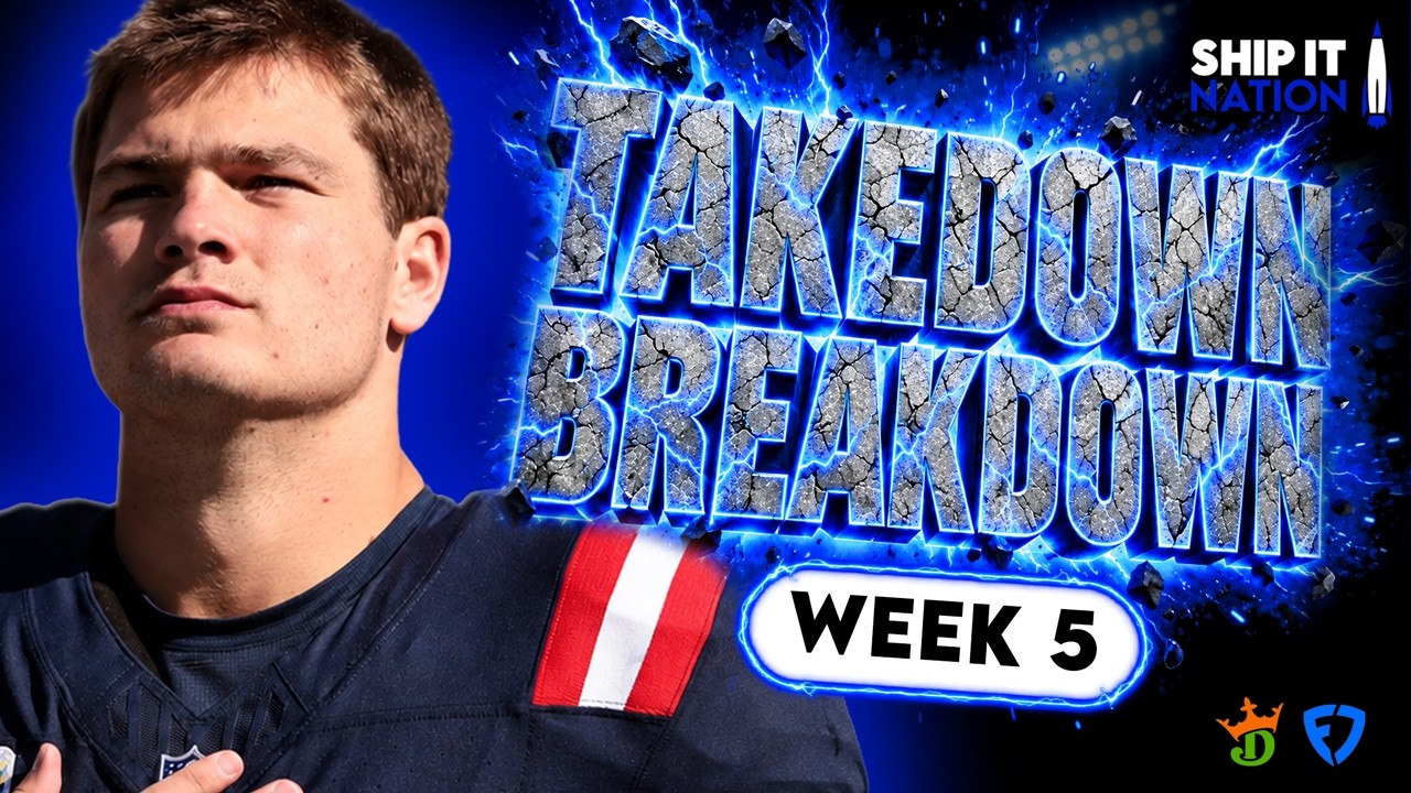 NFL DFS Week 5 Takedown Breakdown | Winning DraftKings Lineups & Strategy Review