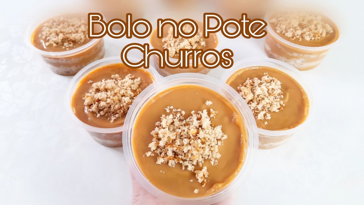 Bolo no pote de Churros | Massa profissional | Recheio de doce de leite  | Bolo Todo Dia #48