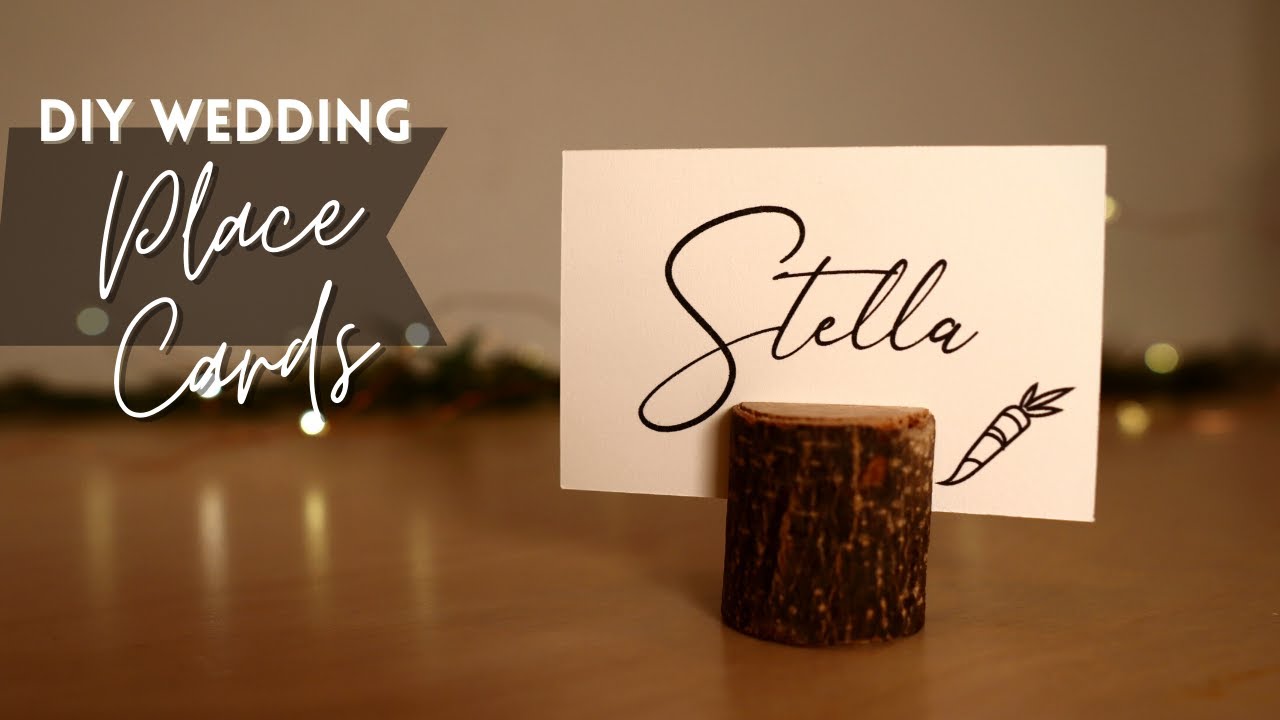 Cricut Wedding DIY | Place Cards w/ Meal Choice #DIYwedding
