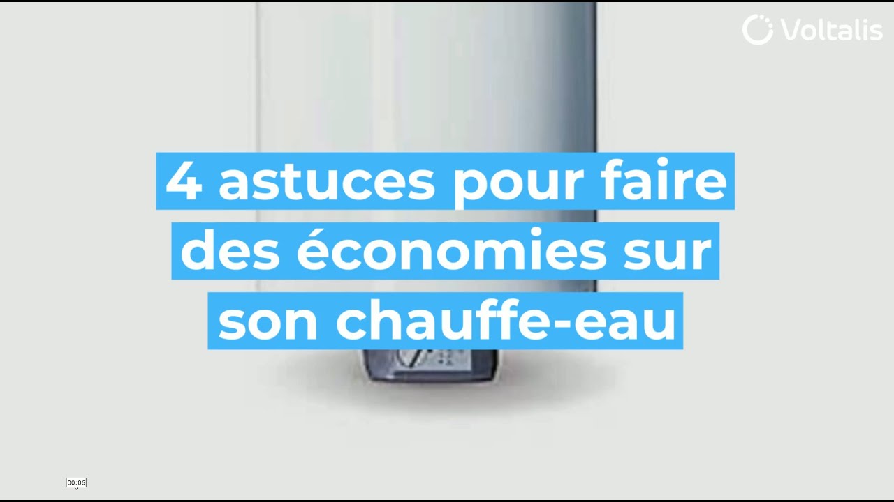 4 astuces faciles pour faire des économies sur son chauffe-eau