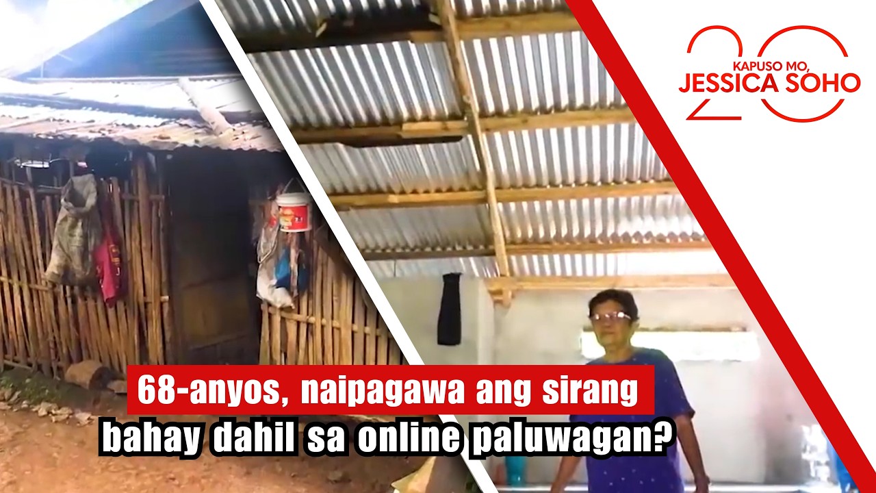 68-anyos, naipagawa ang sirang bahay dahil sa online paluwagan? | Kapuso Mo, Jessica Soho