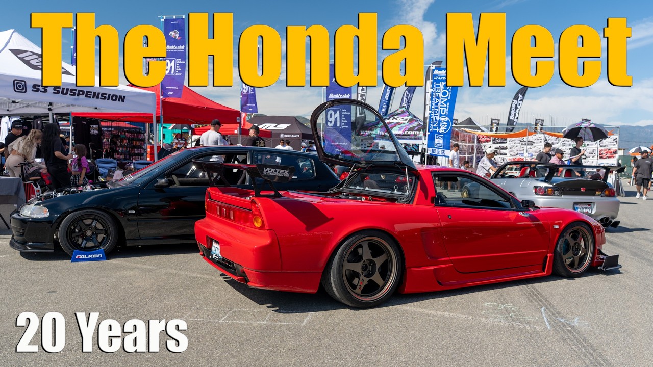 Юбилейное мероприятие Honda Meet, посвященное 20-летию | Более 1000 автомобилей Honda на выставке...