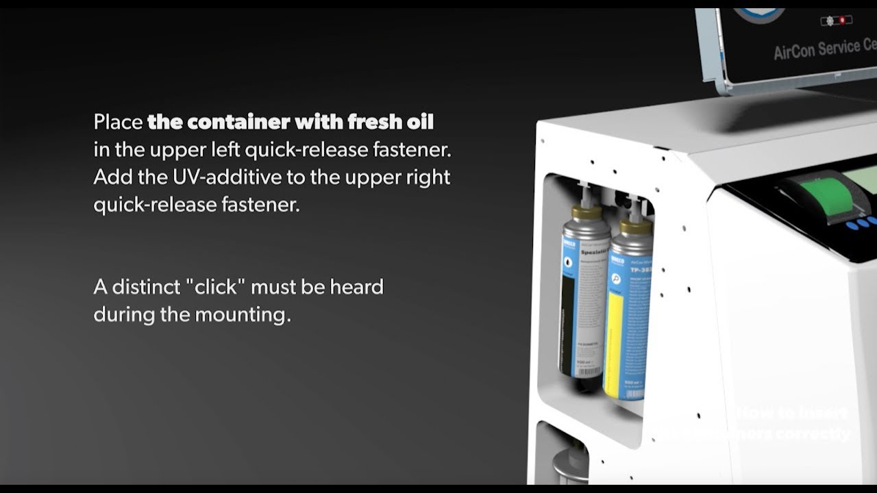 WAECO | AirCon Service Center (ASC) &ndash; Correct insertion of containers