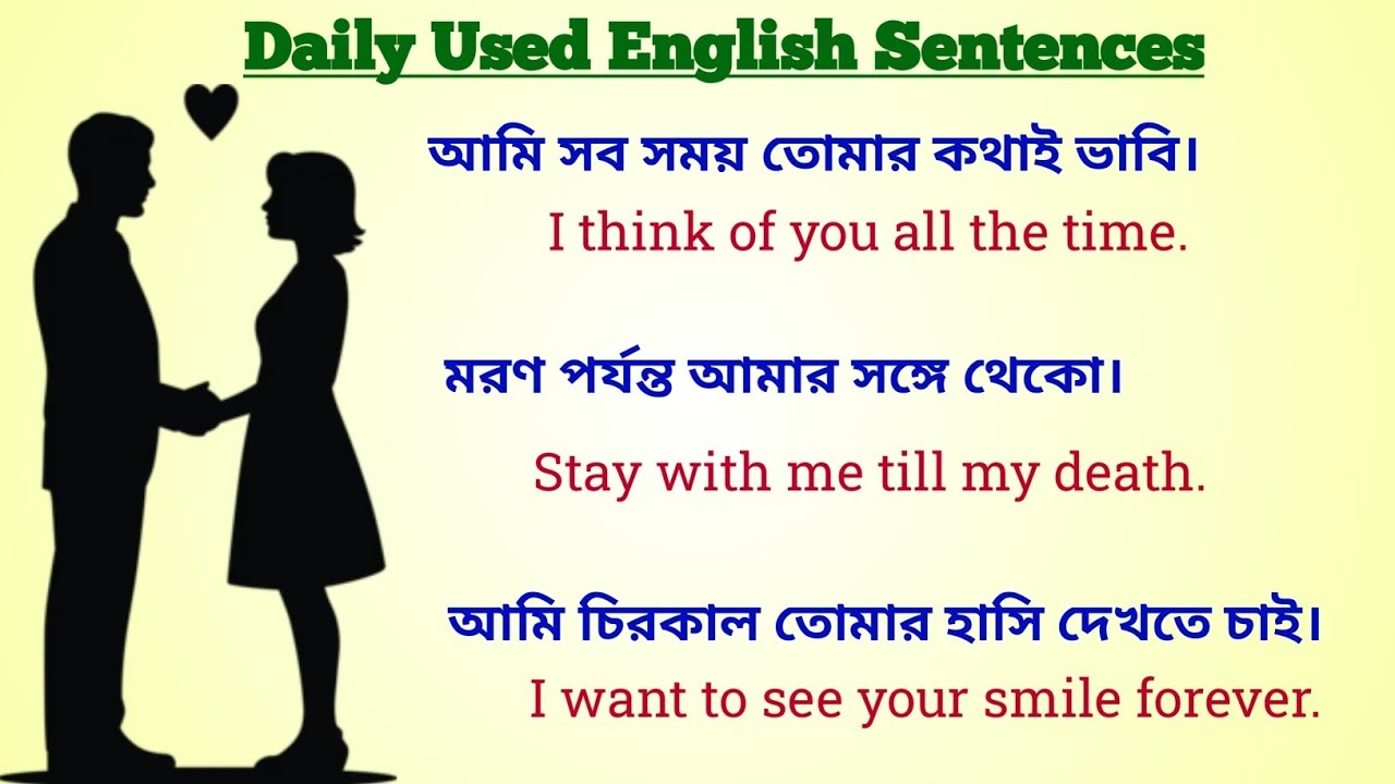 Daily Used English Sentences || Spoken English || English Sentences || #english #englishlearning 