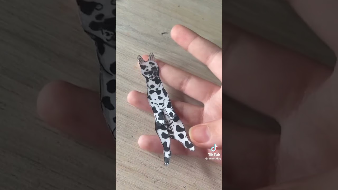 бумажные собачки из Тик тока подборка